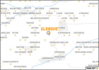 map of Glebovo