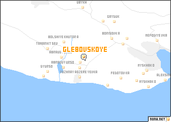 map of Glebovskoye