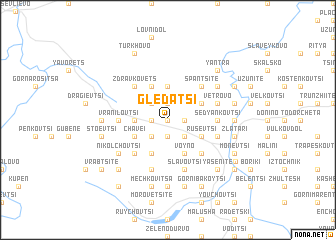 map of Gledatsi