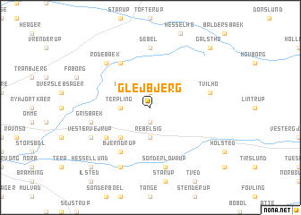 map of Glejbjerg