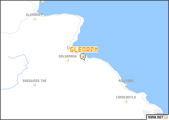 map of Glenarm