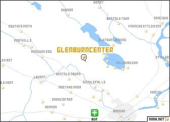 map of Glenburn Center