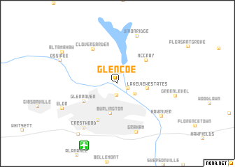 map of Glencoe