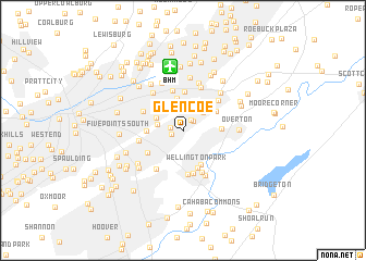 map of Glencoe