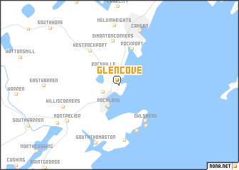 map of Glen Cove