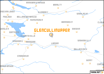 map of Glencullin Upper