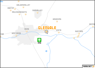 map of Glendale