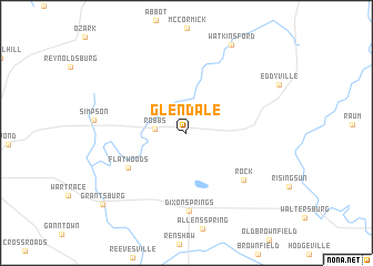 map of Glendale