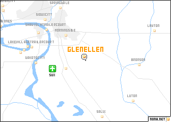 map of Glen Ellen