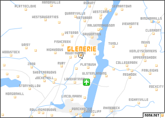 map of Glenerie