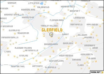 map of Glenfield