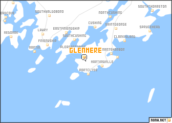 map of Glenmere