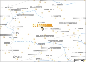 map of Glennagoul