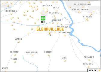 map of Glenn Village