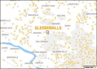 map of Glenora Hills