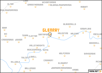 map of Glenray