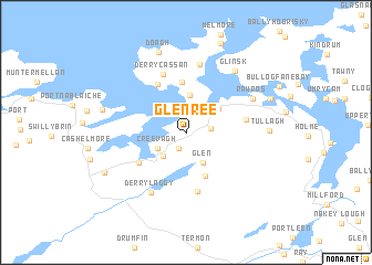map of Glenree