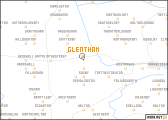 map of Glentham