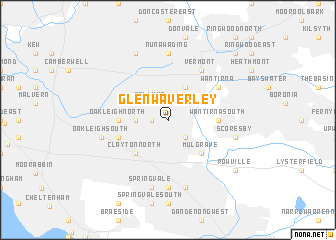 map of Glen Waverley