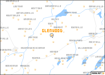 map of Glenwood