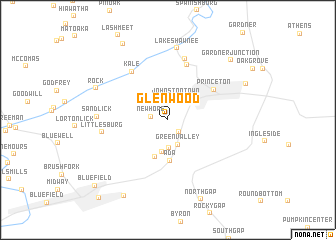 map of Glenwood