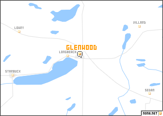 map of Glenwood