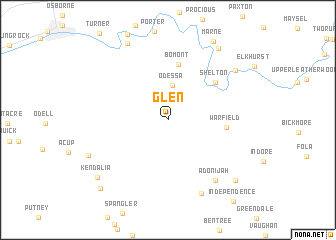 map of Glen