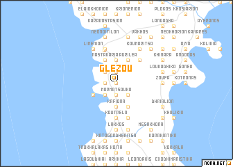 map of Glézou