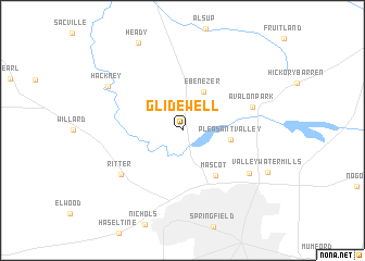 map of Glidewell