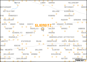 map of Glieneitz