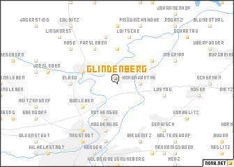 map of Glindenberg