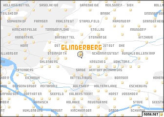 map of Glinderberg