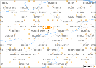 map of Glinki