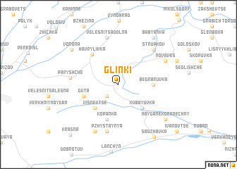 map of Glinki