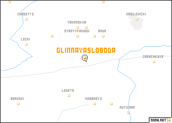 map of Glinnaya Sloboda