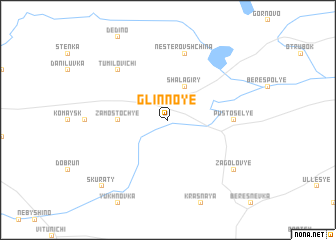 map of Glinnoye