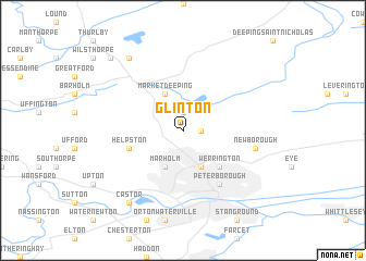 map of Glinton