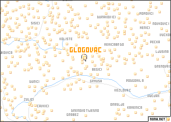 map of Glogovac