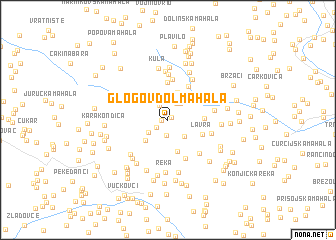 map of (( Glogov Dol Mahala ))