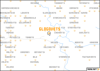 map of Glogovets