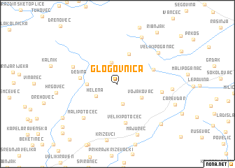 map of Glogovnica