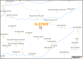 map of Glotovo