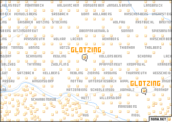 map of Glotzing