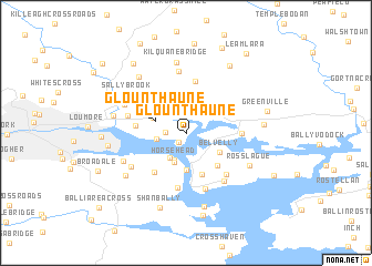 map of Glounthaune