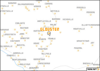 map of Glouster