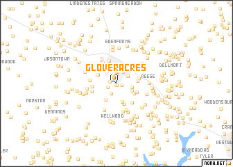 map of Glover Acres