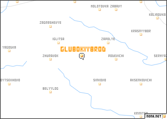 map of Glubokiy Brod