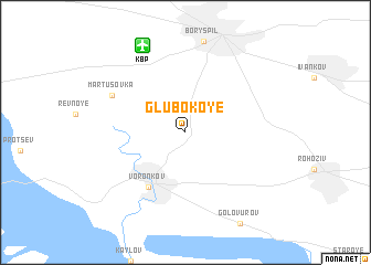 map of Glubokoye