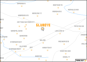 map of Gluboye