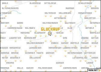 map of Glückauf